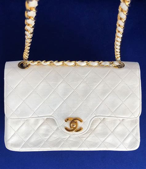 white vintage chanel bag|Vintage Chanel bags 1960.